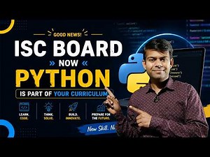Python Introduced in ISC Board 2027? Complete Syllabus & Exam Pattern Explained