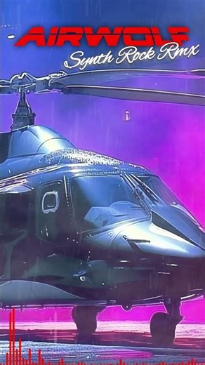 Airwolf Theme Music (SYNTH ROCK AI Cover) #80smusic #80stv #aicover