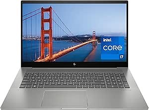 HP Envy 17 inch Laptop, FHD Touch Display, 13th Generation Intel Core i7-13700H, 12 GB RAM, 1 TB SSD, Intel Iris Xe Graphics, Windows 11 Home, 17-cr1010nr (2023)