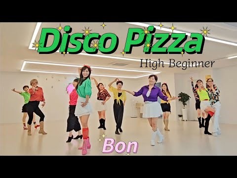 Disco Pizza - Line Dance (High Beginner) Beginner-Intermediate Tuesday Club 2-4 PM / 010 2880 0811