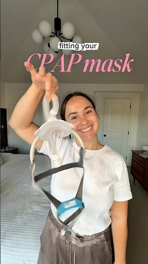 follow these steps to fit your cpap mask correctly!