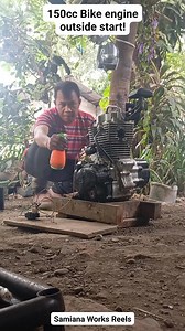 150cc Bike engine outside start! . . . . . . . . #bikeengineshortsvideo #bikeenginenoisesolution #engineshortvideo #enginestarting #insideanengine #bikeengine #enginesound #seeinsiderunningengine #dirtbikesingletrack #bikewiringdetail #4strokeengineanimation #seethroughenginecylinder #enginesoundproblem #mountainbike #engine #dirtbiketrailriding #clearenginecylinder #bikeservicing #dirtbikeenduro #enginetroubleshooting #bikewiringrelaydetail #see-thruenginecylinder #transparentenginecylinder #en