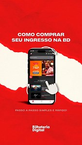 🎟️ Quer garantir ingresso sem stress? A gente te mostra como em 3 passos! 👇 ⠀ 1️⃣ Acesse o site ou baixe o app da Bilheteria Digital 2️⃣ Faça login ou crie sua conta rapidinho 3️⃣ Preencha seus dados e pronto! Tá liberado pra viver seus rolês favoritos 🥳 ⠀ Fácil, né? Agora é só escolher o evento e curtir! 👉 Bilheteria Digital: sua entrada garantida. ⠀ #BilheteriaDigital #IngressosOnline #PartiuEvento #DicaBD #RolêSemStress | Bilheteria Digital