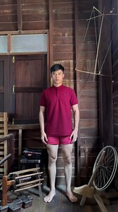 How to wear Thai traditional clothes #fbreels#thai #thailand #men | Gian Carl