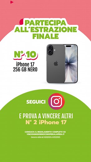 Partecipa subito all’Instant Win di Opera® La Pera ! Vinci 135 AirPods o 12 Apple Watch. Secondo acquisto = chance iPhone 17 256GB!  | Opera La Pera | Facebook