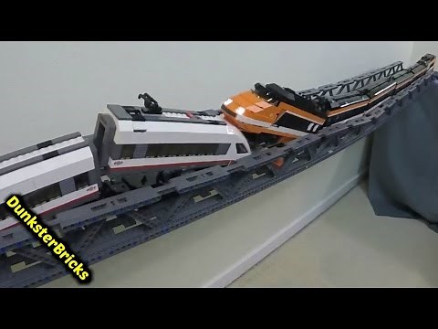 LEGO Train Crash and Bridge Collapse!!! Bridge Failed Completely!!