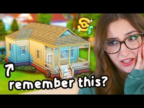 i fixed this FUNKY starter home in the sims 4