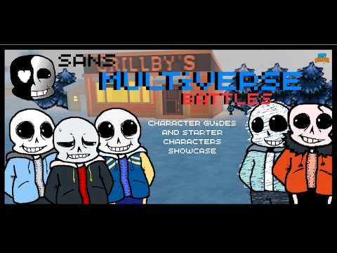 Obby Creator | Sans Multiverse Battles CharacterType Guide and Starter Characters Showcase