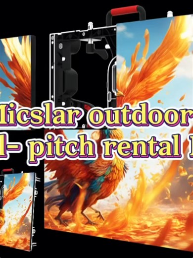 Micsolar outdoor small-pitch rental LED display perfect for press conferences, sports events, concerts & outdoor occasions 💥True small-pitch options: P1.25/P1.3/P1.5625/P1.95 💥4000nits daylight visible brightness 💥500×500mm, lightweight & fast setup 💥IP65 rated, MIP package, energy saving tech 👇Inquiry & order now! 🌐www.micsolar.com 📲WhatsApp/Wechat:  8615088156774 📮E-mail: john@micsolar.com #LED#Outdoorled#leddisplayscreen