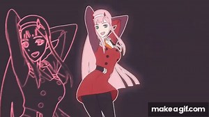 Darling in the Franxx | Zero Two - Dance | PC [wallpaper] on Make a GIF