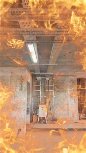 cable tray work #electric #cabletray #wiring #howto #breaker #sockets #contactor #led #lighting