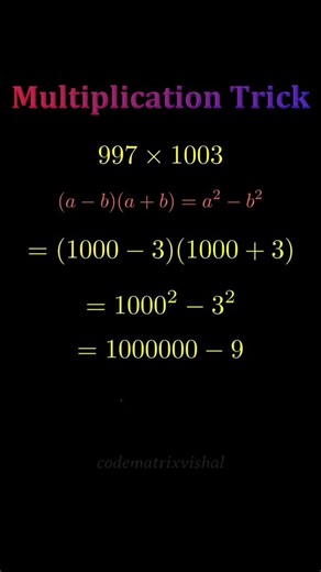 Fast Multiplication Trick Using Base Method Smart Mental Math Hack #mathtricks #mentalmathh