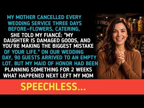 😱MY MOM CANCELED MY WEDDING TO HUMILIATE ME—BUT 90 GUESTS WALKED AWAY FROM HER INSTEAD...!👑