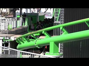 Ben 10 Ultimate Mission Roller Coaster at Drayton Manor Theme Park.