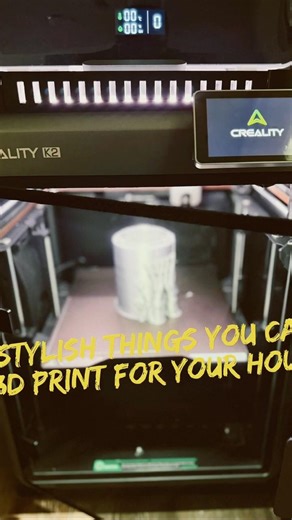 Check out these stylish things you can 3D print for your house! #3dprinting #maker #diy #creality
