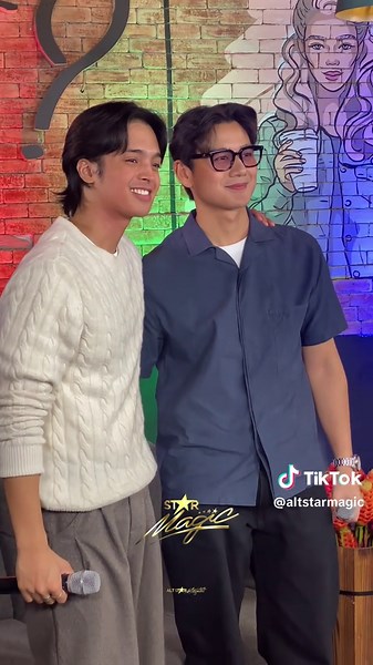 KD Estrada and River Joseph Shine at Star Magic Press Conference