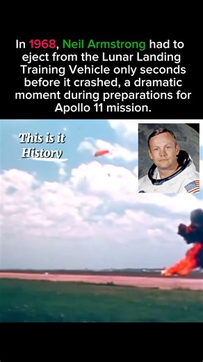 When Neil Armstrong Ejected Seconds Before a Crash During Apollo 11 mission Training (1968) #viral