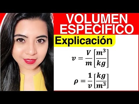 SPECIFIC VOLUME (Definition and formulas)