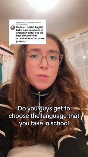 75K views · 105 reactions | Réponse à @Lisa Peuprès Question for Europeans : Do you get to choose which language you learn in s#fyp #foryoupage #fypシ #fypage #foryou #pov #foryou #foryoupageviralシ゚ | Missframericana | Facebook