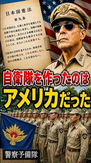 It Was America That Made Japan Create the Self-Defense Forces #JapaneseHistory #PostwarJapan