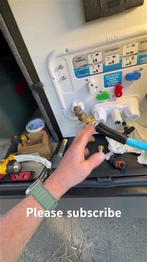 RV, quick ￼ connect ￼for your water hose