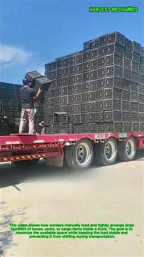 The Ultimate Real-Life Tetris Champion! : One Wrong Move and the Whole Truck Collapses!