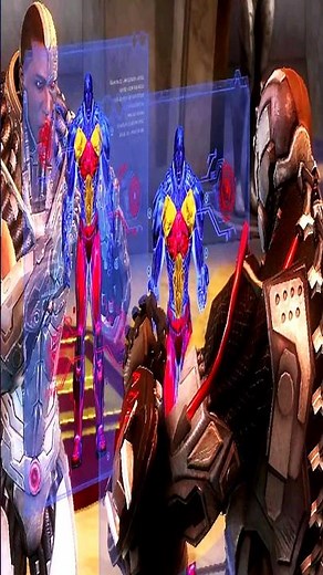 Justice League Future Cyborg VS Cyborg Fight Scene - Injustice