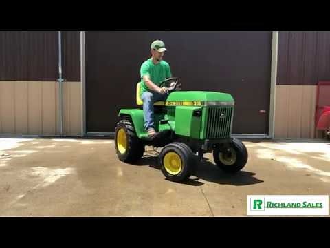 SOLD: John Deere 316 Garden Tractor with 3 Point Hitch