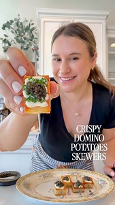 179K views · 3.2K reactions | Crispy Domino Potato Skewers & a CAVIAR...