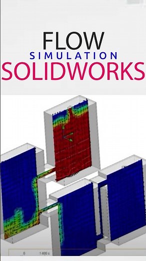TANK FILLING | SOLIDWORKS FLOW SIMULATION | YouTube Shorts