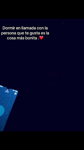 Dormir en llamada con tu persona especial