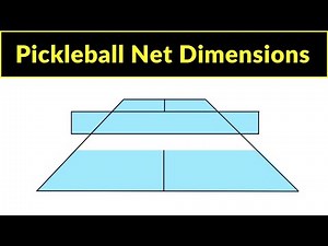 Pickleball net dimensions | pickleball net height | pickleball net size | pickleball net measurement