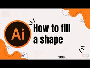 How to fill a shape in Illustrator with a pattern or color
