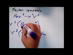 Factoring with repeated use of the difference of squares formula