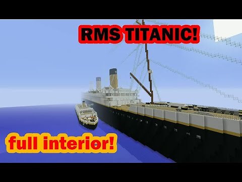 Minecraft Titanic | full tour, including interior