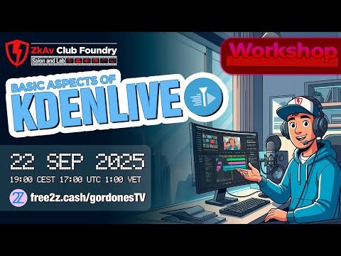 Edit your first video with KDEnlive | Zk Av Club Foundry Workshop