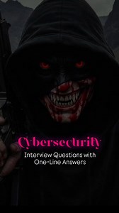 37K views · 553 reactions | Cybersecurity Interview Questions with One-Line Answers #cybersecurity #infosec #ethicalhacking #redteam Hack Training | Hack Training | Facebook