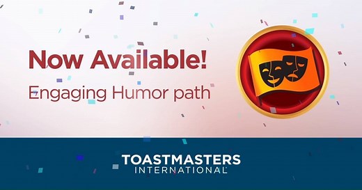 The Engaging Humor path is here! Looking to create funny, engaging speeches? This just-released path offers strategies on writing humorous speeches, using effective timing and pacing, crafting strong openings and even how to cope when your jokes bomb. Sign up for the Engaging Humor path today. #toastmasters #humor #funny #pathways #jokes | Toastmasters International