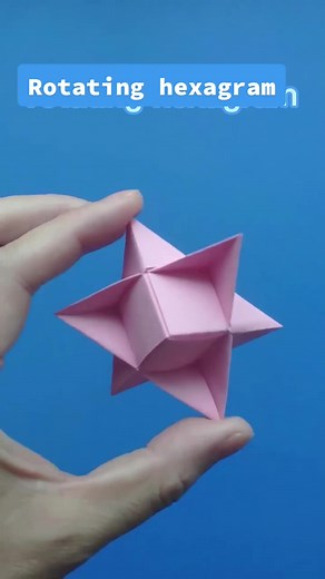 This video teaches you how to fold a hexagram #Origami #handmade #origami