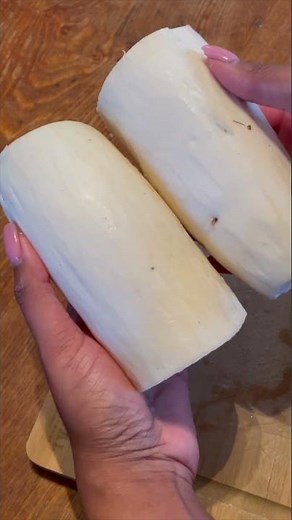 Peeling Yuca