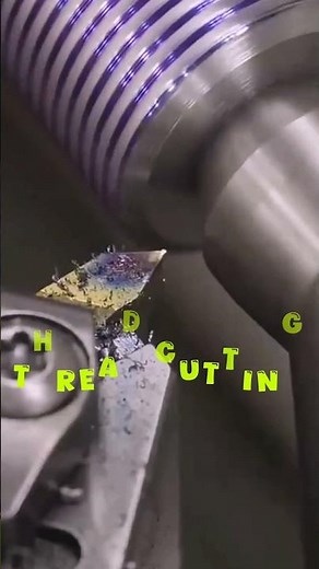 thread cutting #machine #cncsoftware #cncmachine #automobile #cnc