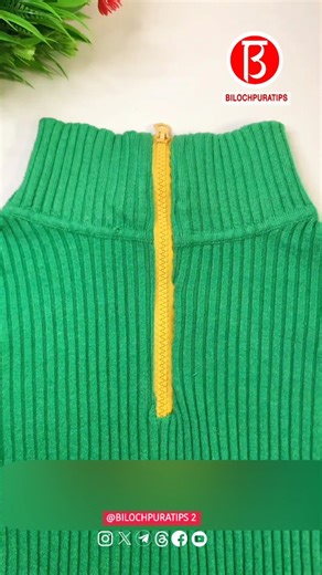 BILOCHPURATIPS 2 DIY BACKUP on Instagram: "Altering a turtleneck sweater into a collared version. Part 244 Follow My Page Instagram : @bilochpuratips2diyb Follow My Page Instagram : @bilochpuratips2diyb . . . . . . #bilochpuratips2diyb #bilochpuratips2diy #bilochpuratips #needlework #reels ."