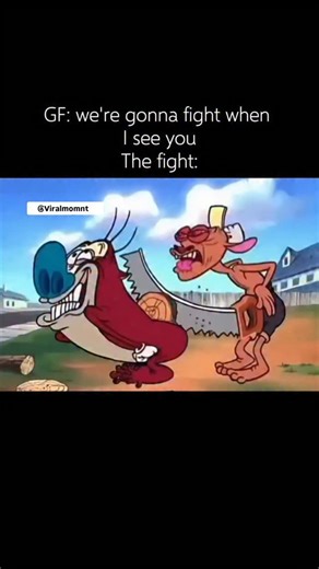 𝐕𝐈𝐑𝐀𝐋𝐌𝐎𝐌𝐍𝐓 📸 on Instagram: "🎬 Fun Fact: The Ren & Stimpy Show (1991) This groundbreaking animated series is famous for revolutionizing 1990s television with its grotesque humor and surreal art style, pushing the boundaries of what was considered “kid-friendly” content. Creator John Kricfalusi insisted on a “spumco” style of animation where characters never stayed on-model, leading to the bizarre, hyper-detailed expressions seen in this “sawing” clip. The production was notoriously tr