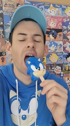 Eating A Sonic Popsicle