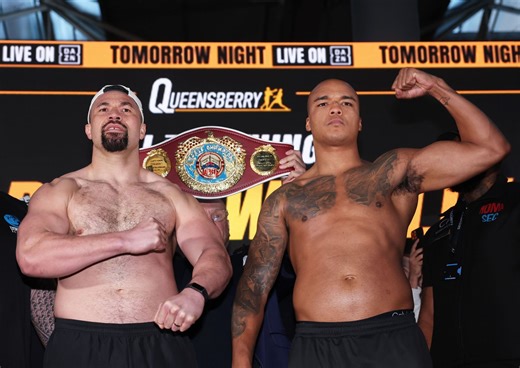 Joseph Parker vs. Fabio Wardley: Live round-by-round updates