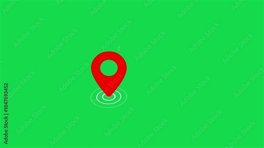 Moscow GPS Map pin Location Animation with Digital Navigation Pointer on transparent background. Moscow map label with location pin symbol. Moscow city map with destination location concept