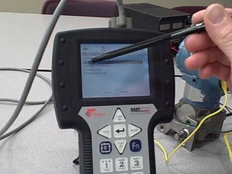 Emerson model 375 HART communicator menus