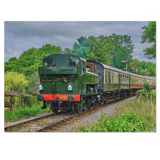 Western Steam Train Jigsaw Puzzle, 500-piece Railway Heritage - Etsy