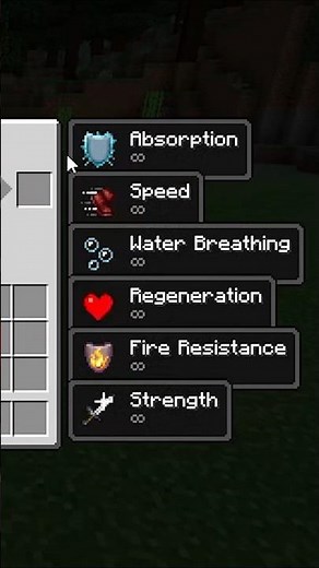 INFINITE Potion effects #minecraft