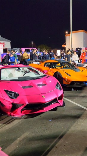 TheStradman with the Hamilton Collection! Aventador & Jesko at Strad Pizza!